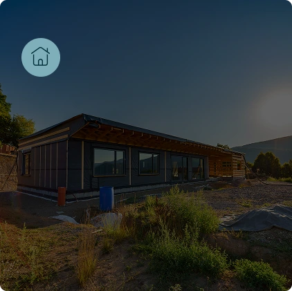 Construcción de casas para parcelas