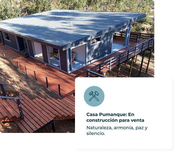 Construcción de casas en Pumanque